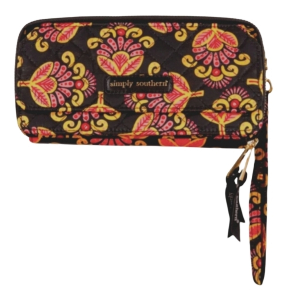 Simply Southern | Wristlet Blossom Print Quilted